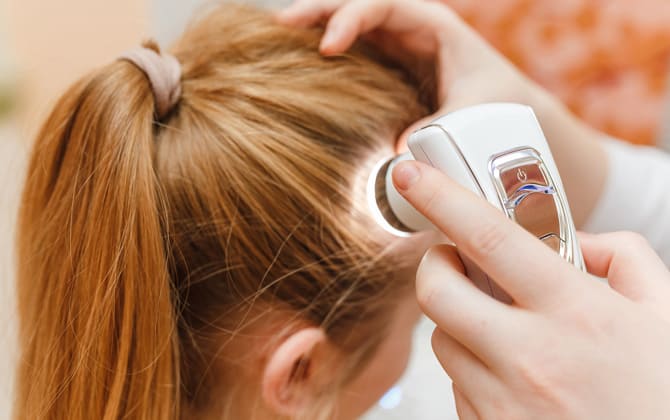 Analyse de la santé des cheveux