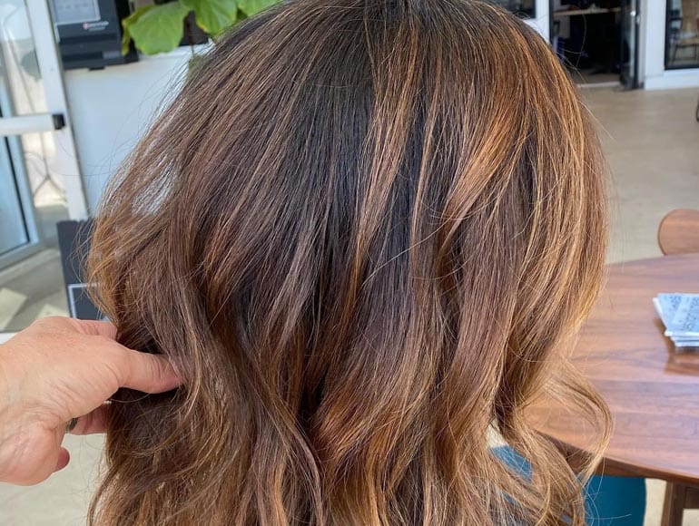 Une belle coloration minérale durable avec effet roux