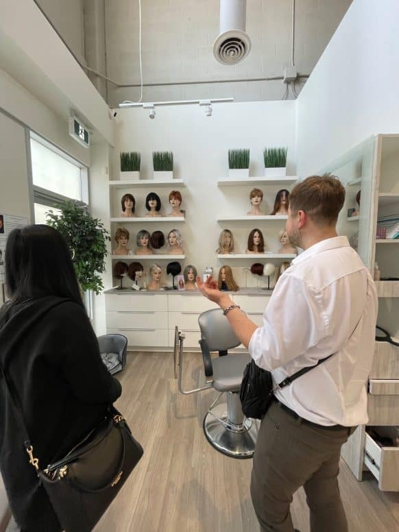 La formation a permis de découvrir de nouvelles technologies en prothèses capillaires et en trichologie